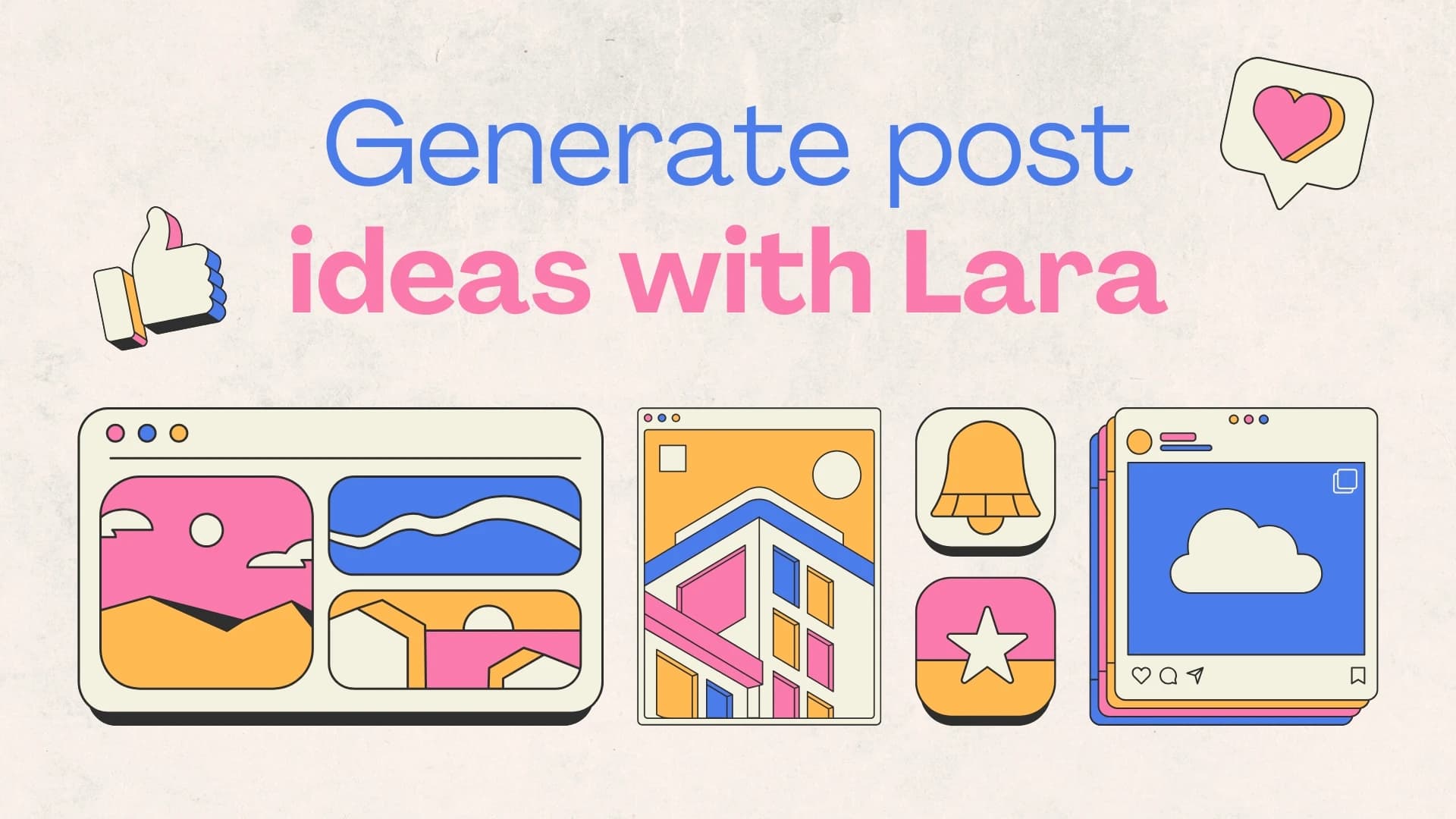 Social media post generator