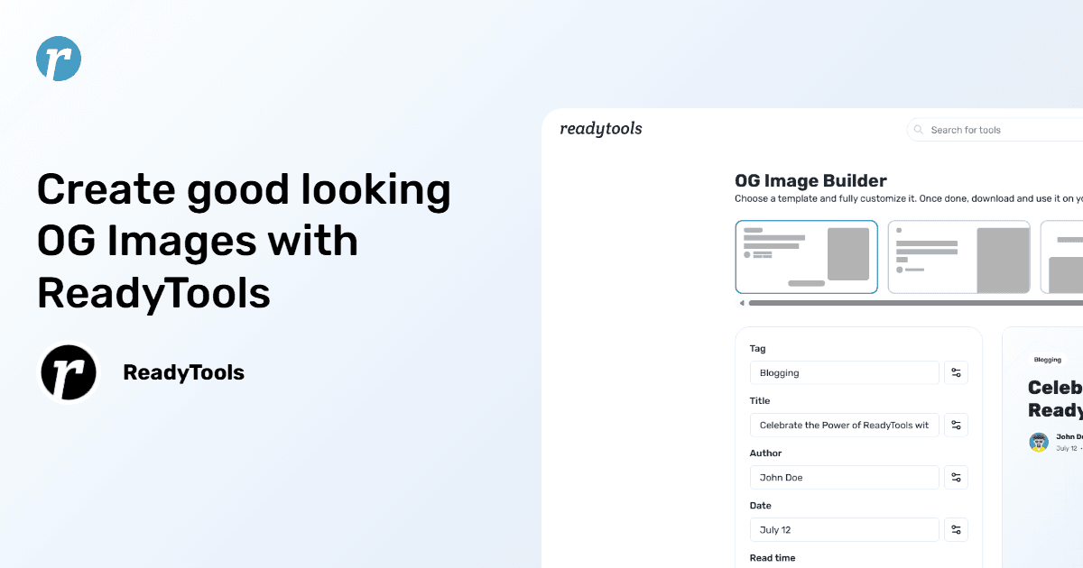 Mastering Social Media with ReadyTools OG Image Builder
