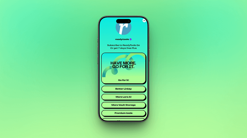 Level Up Your Link in Bio: The All-New Linksy by ReadyTools