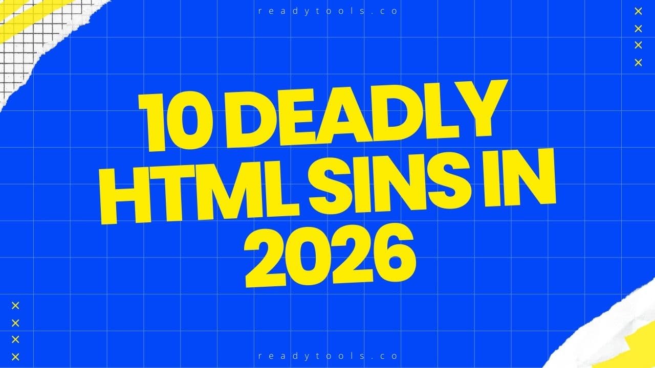 10 Deadly HTML Sins You're Probably Still Committing in 2026 – Fix Them Before Your Site Tanks!